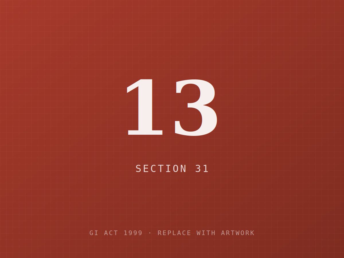 Illustration for When a decision is challenged — GI Act 1999, Section 31 Illustration for When a decision is challenged — GI Act 1999, Section 31