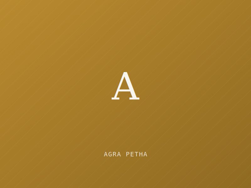 Placeholder image for Agra Petha — Uttar Pradesh (Food Stuff)