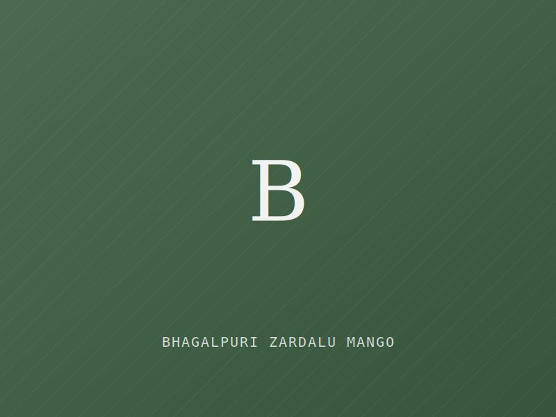 Placeholder image for Bhagalpuri Zardalu Mango — Bihar (Agricultural)