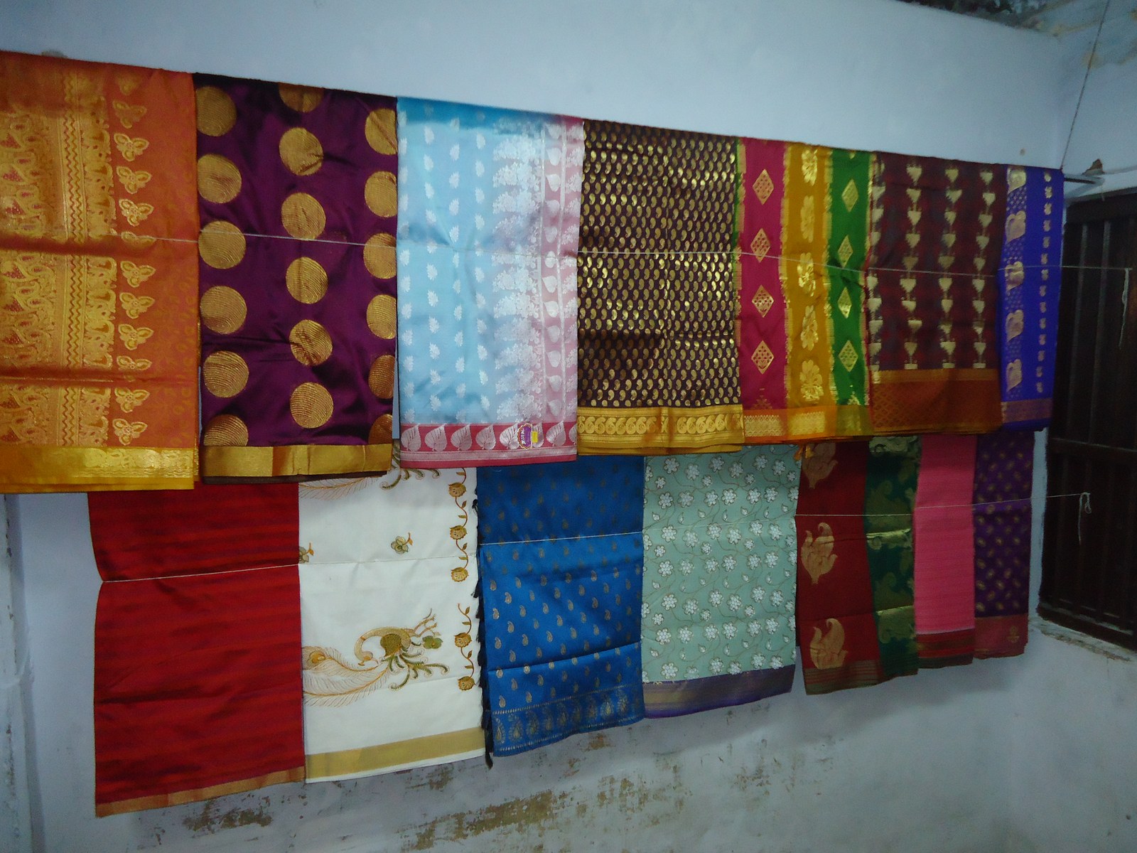 Kanchipuram Silk Saree, a GI tagged textiles product of Tamil Nadu