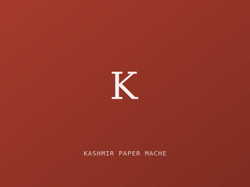 Placeholder image for Kashmir Paper Mache — Jammu & Kashmir (Handicrafts)
