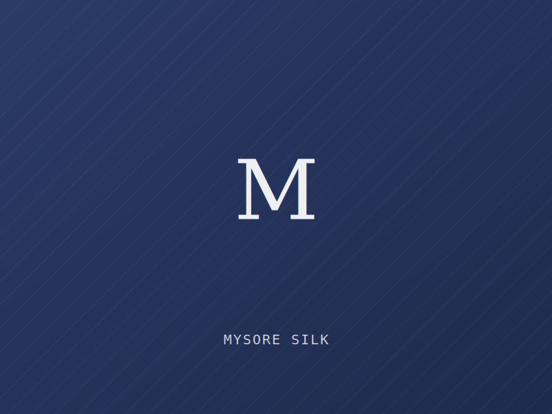 Placeholder image for Mysore Silk — Karnataka (Textiles)