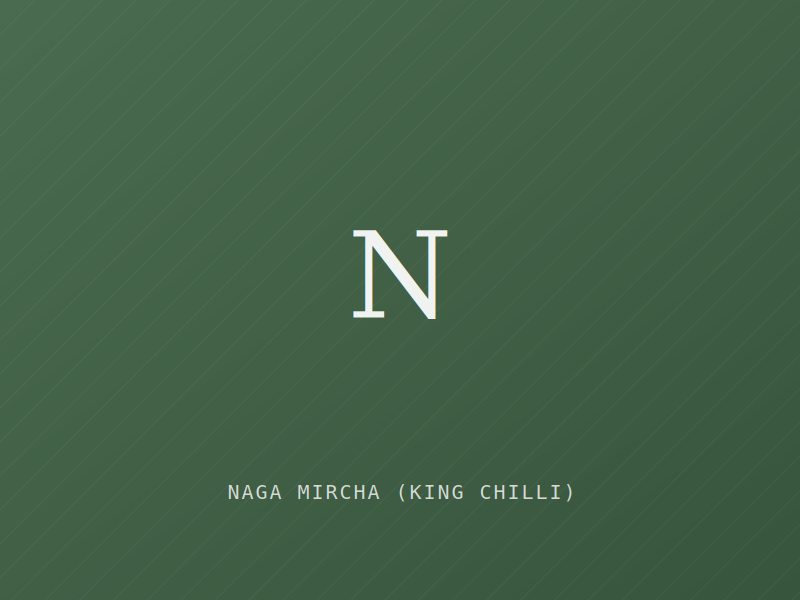 Placeholder image for Naga Mircha (King Chilli) — Nagaland (Agricultural)