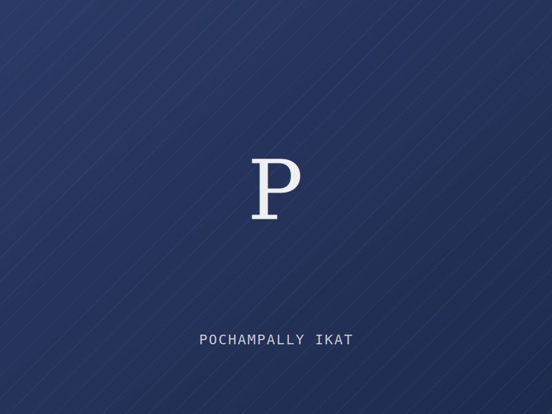 Placeholder image for Pochampally Ikat — Telangana (Textiles)