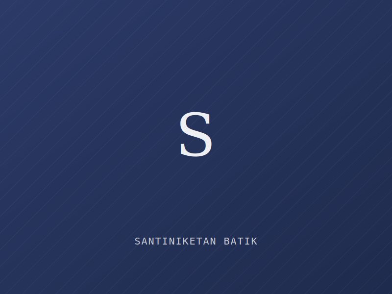 Placeholder image for Santiniketan Batik — West Bengal (Textiles)