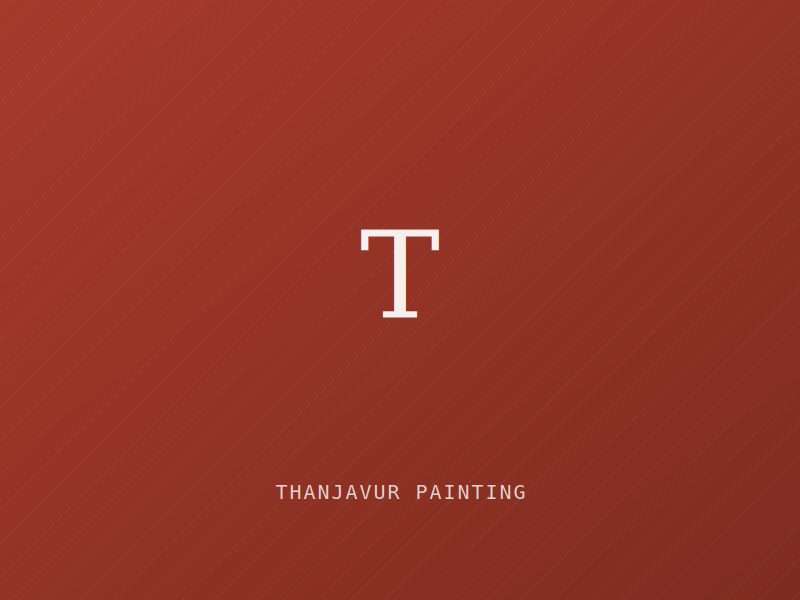 Placeholder image for Thanjavur Painting — Tamil Nadu (Handicrafts)