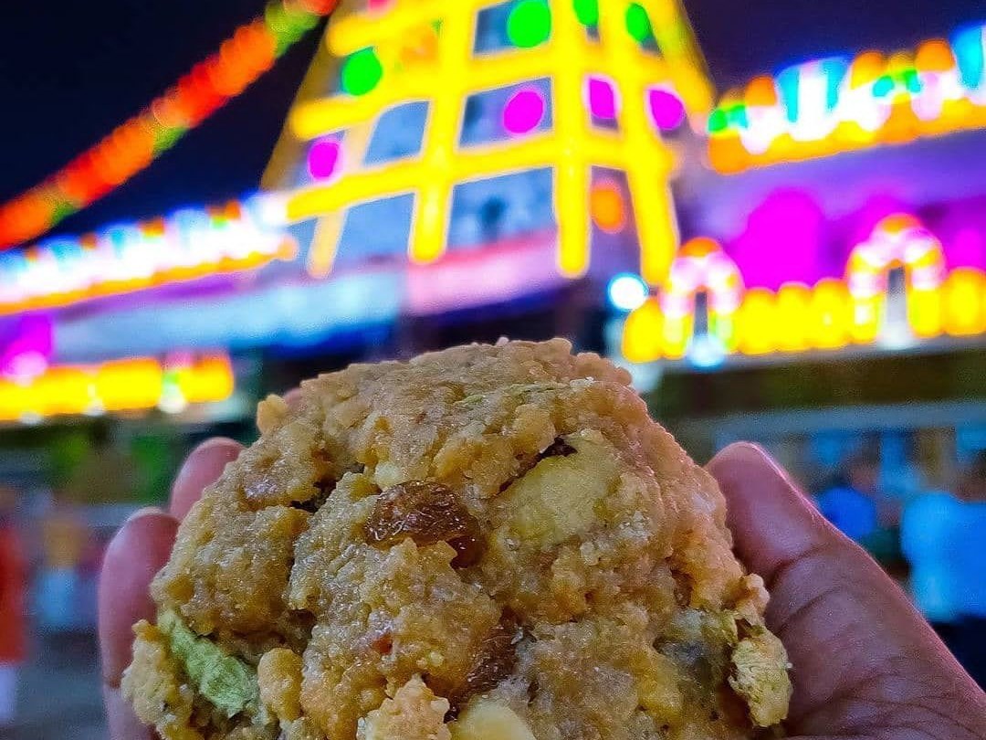 Tirupati Laddu, a GI tagged food stuff product of Andhra Pradesh